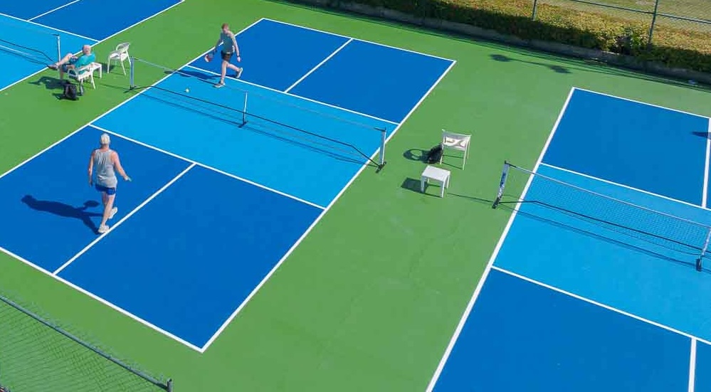 Dedicated pickleball courts